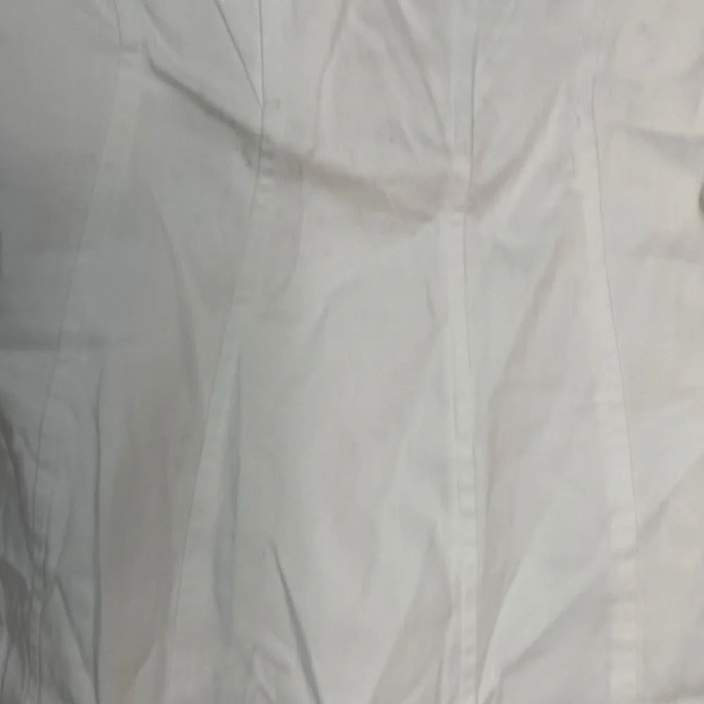 Zara Stretch Poplin Mini Dress White